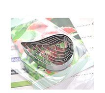 Anyana 7pcs set Paisley Pattern Stainless Steel Cookie Cutter Cake Mould Tool Kitchen Tool Sugar Paste Baking... N2
