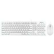 New MACALLY MKEYECOMBO 103-Key Full-Size USB Keyboard with Shortcut Keys &amp; 3-Button USB Optical Mouse Combo for...