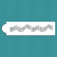 Sher Musical Notes Border Cake Stencil, Cake Side Stencil, Stencil for Cake Decorating, Wall Decorating Stencil...