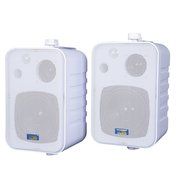 PROFICIENT AUDIO SYSTEMS ASP25W 3-Way Indoor/Outdoor 50-Watt Speakers (White) N5