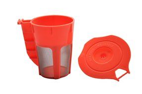 FANOR Reusable K Carafe &amp; K Cup Coffee Filter Pod Combo for Keurig 2.0, K200, K300, K400, K500 Series N8