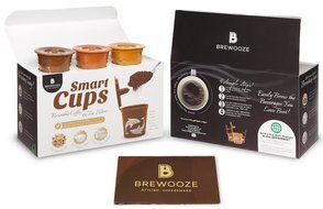 Brewooze - Reusable cups, Refillable Pods , compatible with Keurig 1.0 and 2.0 Brewers, Cuisinart and most individual... N2