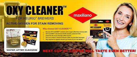 Keurig Cleaning Cups, Stain Remover, Biodegradable, Non Toxic, Coffee Stain off, 6 Cleaning k-cups N2