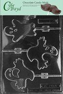 Cybrtrayd H030 Halloween Chocolate Candy Mold, Ghost Lolly