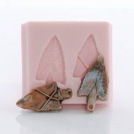 Arrow Head Silicone Mold Cake Decorating Fondant, Chocolate, Candy, Craft &amp; Jewelry Mold Resin, Polymer Clay N2