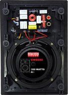 Earthquake Sound EWS600 Edgeless Series In-Wall Speakers (Black, Pair)
