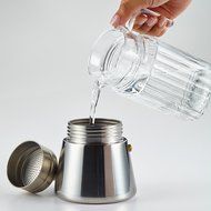 BonJour Coffee Stainless Steel Stovetop Espresso Maker, 48-Ounce N2