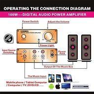 Julyfox&reg; 100W High Power Audio Amplifier Digital Power Amplifier For Hifi Music N7