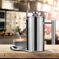 Cafetiere Stainless Steel French Press Coffee Maker Pot Double Wall Espresso Coffee Maker Jug 350ml N8