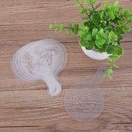 Christmas Designs PP Plastic Coffee Flowers Die Fancy Coffee Printing Template Model Milk Foam Spray Tool 8PCS... N30