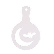 Christmas Designs PP Plastic Coffee Flowers Die Fancy Coffee Printing Template Model Milk Foam Spray Tool 8PCS... N32
