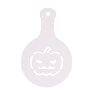 Christmas Designs PP Plastic Coffee Flowers Die Fancy Coffee Printing Template Model Milk Foam Spray Tool 8PCS... N35