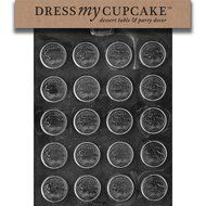 Dress My Cupcake Chocolate Candy Mold, Small Coins