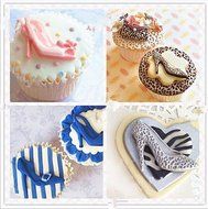 1PCS New morden Girl Silicone High-heeled shoes Fondant mold Decorating Cupcakes, Cake Decorations,Candy. Diva... N3