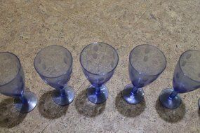 Wine glasses 6 PCS vintage USSR N2