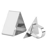 Sher 1Pc Stainless Steel Trianglely Shape DIY Dessert Cake Cheese Mould Slicer Cutter Popular New