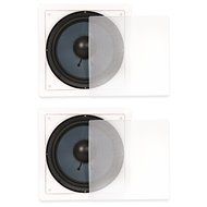 Blue Octave BDW10 In Wall 10" Passive Subwoofer Speakers Home Theater 2 Sub Set