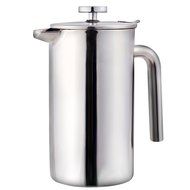 1000ML 202 Stainless Steel Double Walled Tea Pot Coffe Maker with Handle K1876-3 N4