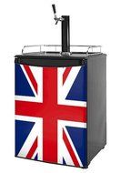 Kegerator Skin - Union Jack 02 (fits medium sized dorm fridge and kegerators)