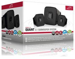 SPEEDLINK Quaint 2.11 USB Powered Subwoofer System - Black