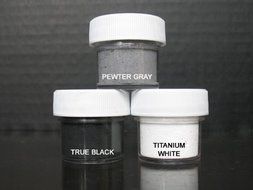 Petal Dust Set of 3 Pewter Gray / True Black / Titanium White