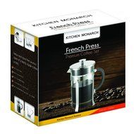 Kitchen Monarch Premium 1000ml French Press Coffee Maker and Tea Set, Includes 2 Free Bonus Designer Coffee Cups N7