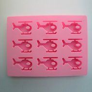 Baidecor Helicopter Shape Silicone Chocolate Molds Candy Mold Set Of 3 N2