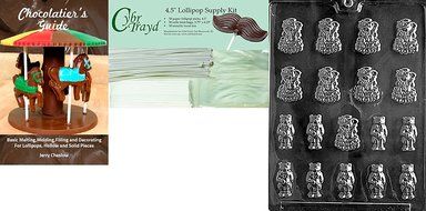 Cybrtrayd W033 Bride and Groom Bears Wedding Chocolate Candy Mold N3