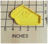Picnic Slice of Pie Cookie Cutter and Stamp #1246 N2