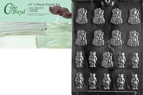 Cybrtrayd W033 Bride and Groom Bears Wedding Chocolate Candy Mold N4