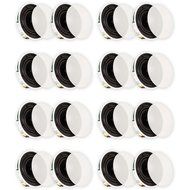 Theater Solutions 6.5" Install Quick 70 Volt In Ceiling Speakers 8 Pair Pack 3200 Watts 8TSQ670