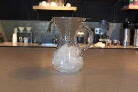 CoastLine Pour Over Coffee Carafe | 4 Cup Capacity | Hand Crafted Glass with Handle | Reusable Filter | Perfect... N4