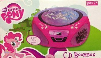 My Little Pony CD Boombox Player (56357-PNK) N3