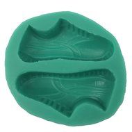Funshowcase Soccer Shoes Candy Mold for Fondant, Chocolate, Cupcake, Cake Decoration, Polymer Clay Crafting Projects N2