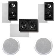 Polk Audio In-Wall / In-Ceiling Home Theater Speaker Package! (265-LS, TC80I &amp; 255C-LS)