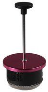 Gourmet Single Serve Raspberry Colored French Press Coffee Brewer N6
