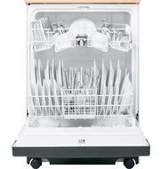 GE GSC3500DBB 25" Black Portable Full Console Dishwasher - Energy Star N3