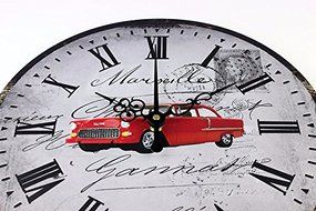 Antique wall clock absolutely silent large decorative wall clock roman numerals vintage home decor watch wal N3