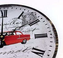 Antique wall clock absolutely silent large decorative wall clock roman numerals vintage home decor watch wal N4
