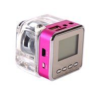 Refresh Your Life Portable Mini Speaker LCD HiFi Music MP3/4 Player Micro SD/TF USB Disk FM Radio N16