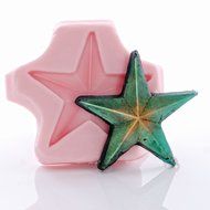 Silicone Primitive Star Mold Food Safe Fondant, Chocolate, Candy, Resin, Polymer Clay Mold N6