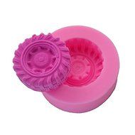Sports car tires cooking tools Silicone Mold Cake Chocolate Candy N2