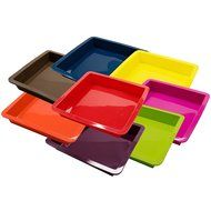 Marathon Housewares KW200013GR Premium Silicone Square Cake Pan, Green N6