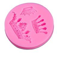 Crown Shaped Cute Food Grade Silicone Mold Chocolate Candy Fondant Cake Decorating Baking Tool by uGen! Silicone...