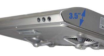 KAZE APPLIANCE VC-K202SS30 Ultra Slim Profile Stainless Steel Kitchen Range Hood, 30-Inch N4