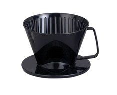 HAROLD Plastic Coffee Maker Filter Cone, Medium, Black