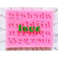 Y&amp;XL&amp;H Bakeware Silicone Letter Baking Molds for Fondant Candy Chocolate Cake N4