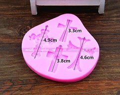 Anyana SILICONE HOLLY COMMUNION BAPTISM BABY CROSS MOULD CHRISTENING ICING CUPCAKE CAKE N2