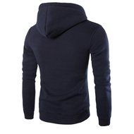 Men's Outwear,Laimeng Cotton Blend Retro Long Sleeve Hoodie Hooded Sweatshirt Tops Jacket Coat Outwear (L, Red) N11