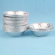 Y&amp;XL&amp;H 50Pcs Disposable Aluminum Foil Cups Baking Bake Muffin Cupcake Tin Mold Round N2